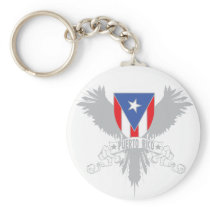 Puerto Rico Flag Keychain