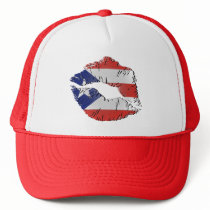 Puerto Rico Flag Lips hats by LipAction Puerto Rico Flag Lips hats