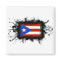 Puerto Rico Flag Fridge Magnets