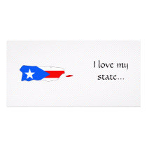 Puerto Rico Flag Map photo cards by usaflags Puerto Rico Flag Map photo cards