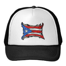 Puerto Rico Flag of Reggaeton Mesh Hat