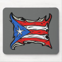 Puerto Rico Flag of Reggaeton Mouse Pads