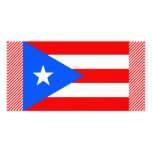 Puerto Rico Flag Picture Card