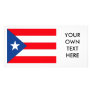 Puerto Rico Flag Personalized Photo Card
