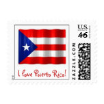 Puerto Rico Flag Postage Stamps