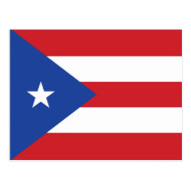 Puerto Rico Flag Postcard postcards