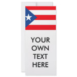 Puerto Rico Flag rack cards