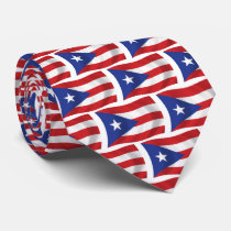 Puerto Rico Flag Tie