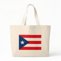 Puerto Rico Flag Tote Bag by FlagTshirts Puerto Rico Flag Tote Bag