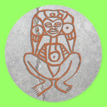 Puerto Rico - goddess stickers