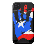 Puerto Rico Handprint iPhone 4 ID Case-Mate