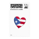 Puerto Rico Heart Flag postage