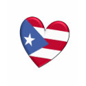 Puerto Rico Heart Flag t-shirts