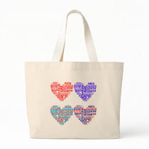 Puerto Rico Hearts Products bags by FlagBaby Puerto Rico Hearts Products bags