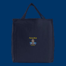 Puerto Rico Is The Place Embroidered Bag embroidered bags