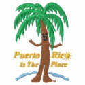 Puerto Rico Is The Place Embroidered Shirt embroideredshirt