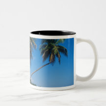 Puerto Rico, Isla Verde, palm trees. Coffee Mugs