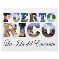 Puerto Rico La Isla Del Encanto Collage / Montage Custom Flyer