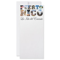 Puerto Rico La Isla Del Encanto Collage / Montage Rack Card