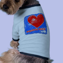 Puerto Rico Love Heart Products pet clothing