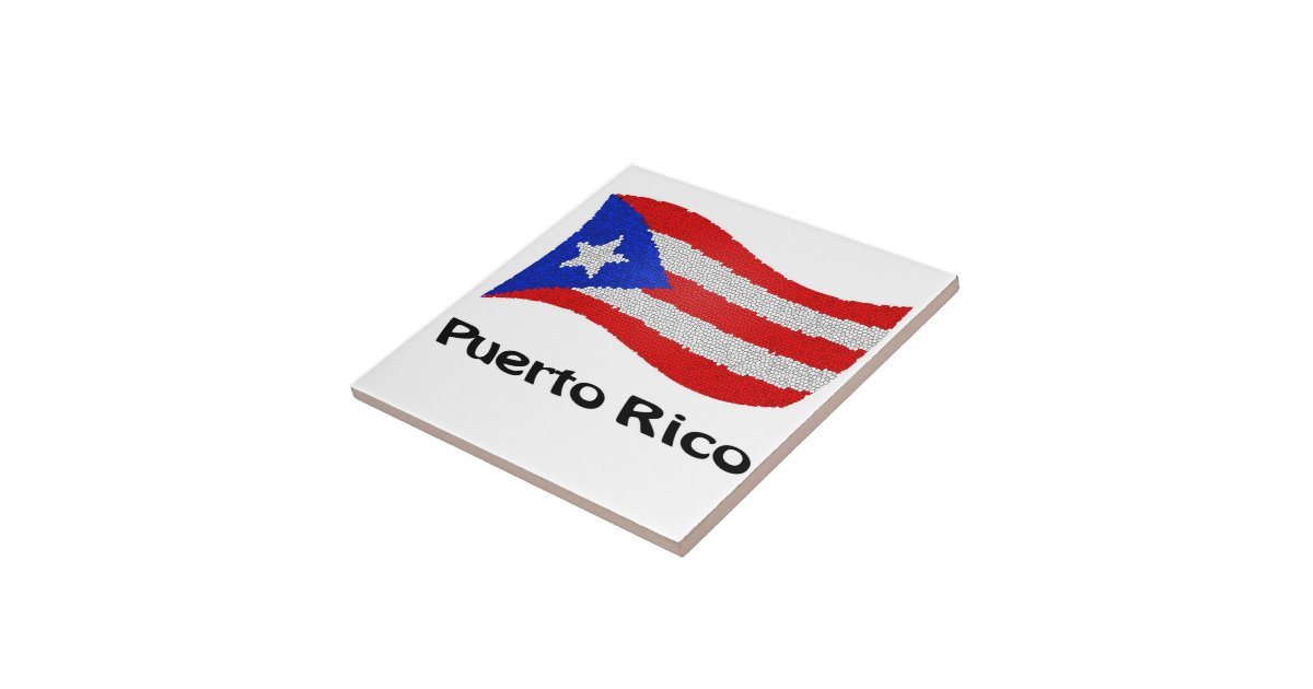 Puerto Rico Mosaic Tile Zazzle