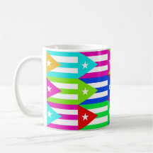 Puerto Rico Multihue Flags Mug