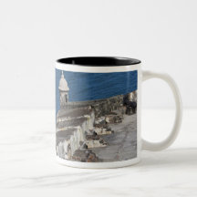 Puerto Rico, Old San Juan, section of El Morro Coffee Mug