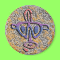 Puerto Rico - petroglyph - Customized magnets