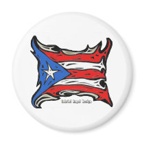 Puerto Rico Reggaeton Flag Magnets