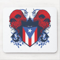 Puerto Rico Skulls Mouse Mats
