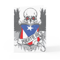 Puerto Rico Star Greeting Card