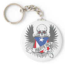 Puerto Rico Star Keychain