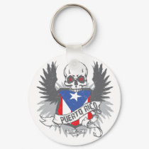Puerto Rico Star Keychain
