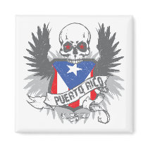 Puerto Rico Star Magnet