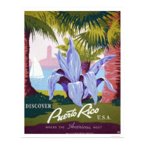 Puerto Rico Tourism 1940 WPA posters