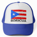 Puerto Rico Vintage Flag Boricua hats by allworldtees Puerto Rico Vintage Flag Boricua hats