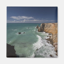 Puerto Rico, West Coast, Cabo Rojo, coastline 2 Fridge Magnet