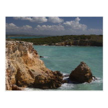 Puerto Rico, West Coast, Cabo Rojo, coastline 3 Post Cards