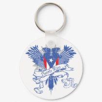 Puerto Rico Winged Keychain