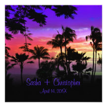 Puesta del sol hawaiana en la playa de Kāʻanapali Comunicados Personales