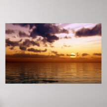 puesta del sol hermosa posters