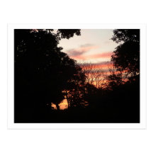 puesta del sol tarjetas postales