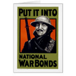Puesto le en enlaces de guerra nacionales tarjeta