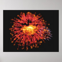 Puffed Wheat Firework Print
