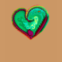 Puffed Wild At Heart Lime t-shirts by Perlyyyy Puffed Wild At Heart Lime t-shirts