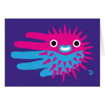 Puffer Fish Greeting Card