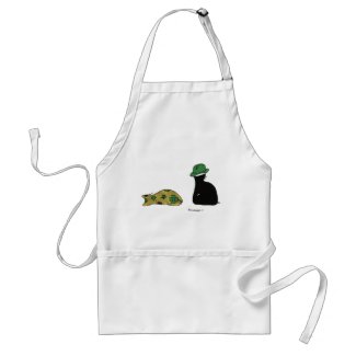 PuffieandMuffieStPatDaynoTM, PRLimages TM tran... Apron