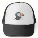 puffin head trucker hats