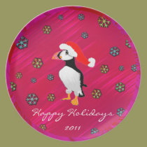Puffin Holiday Plate
