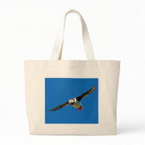 Puffin in flight bag